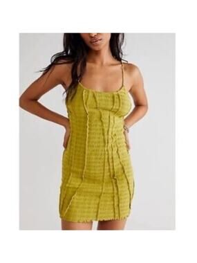 Free People Endless Summer Throwing Shade Mini Dress size Large